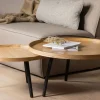 Woood MESA Table d'appoint ronde bois ø78cm