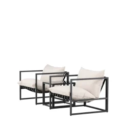 Venture Home MESSINA Salon de jardin 2 personnes en acier