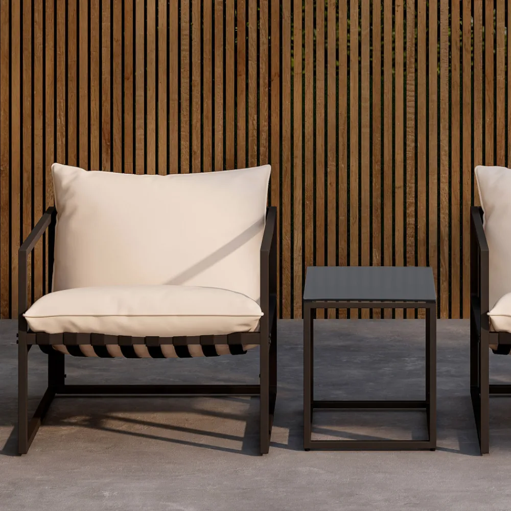 Venture Home MESSINA Salon de jardin 2 personnes en acier