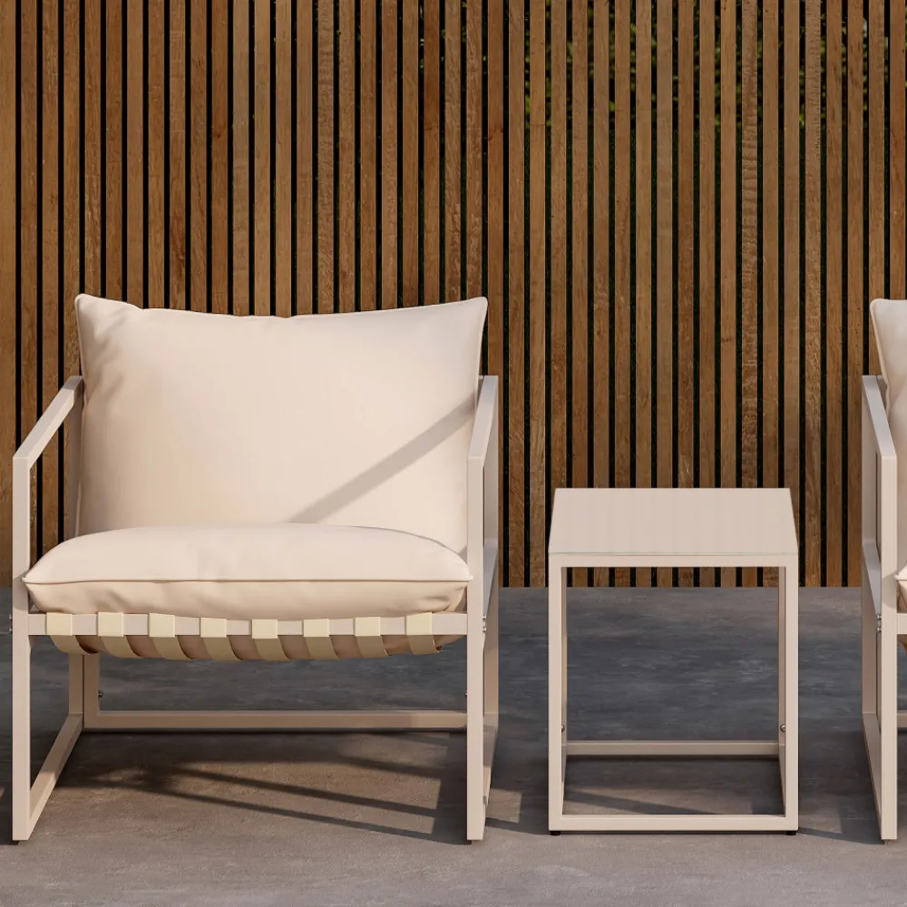Venture Home MESSINA Salon de jardin 2 personnes en acier