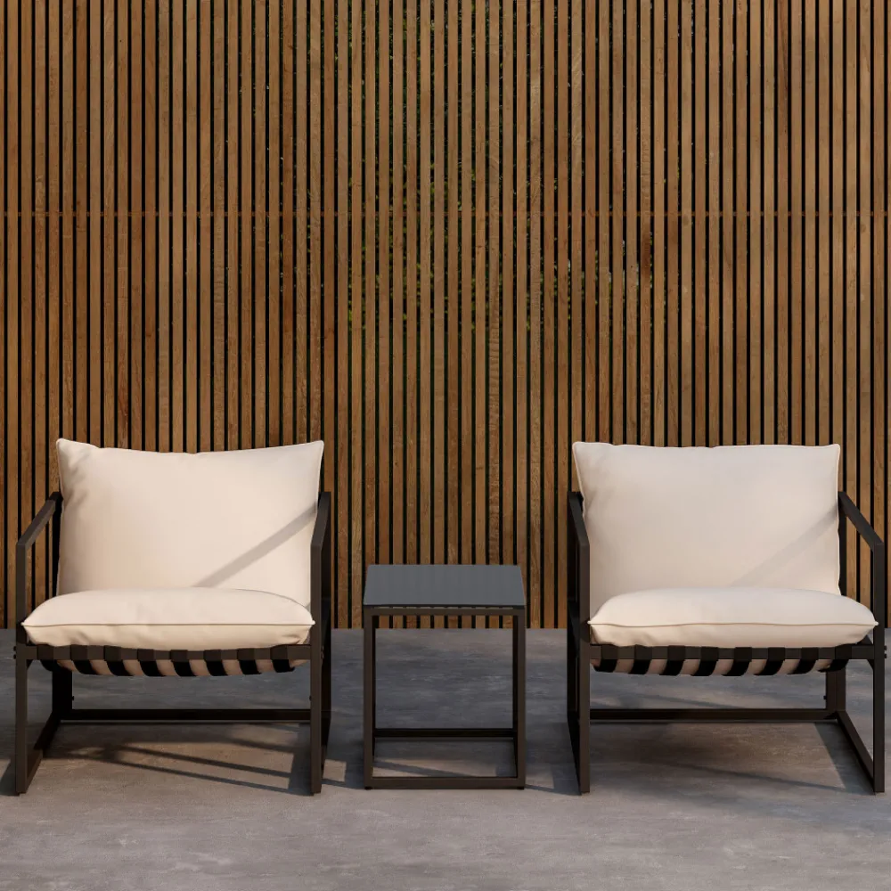 Venture Home MESSINA Salon de jardin 2 personnes en acier