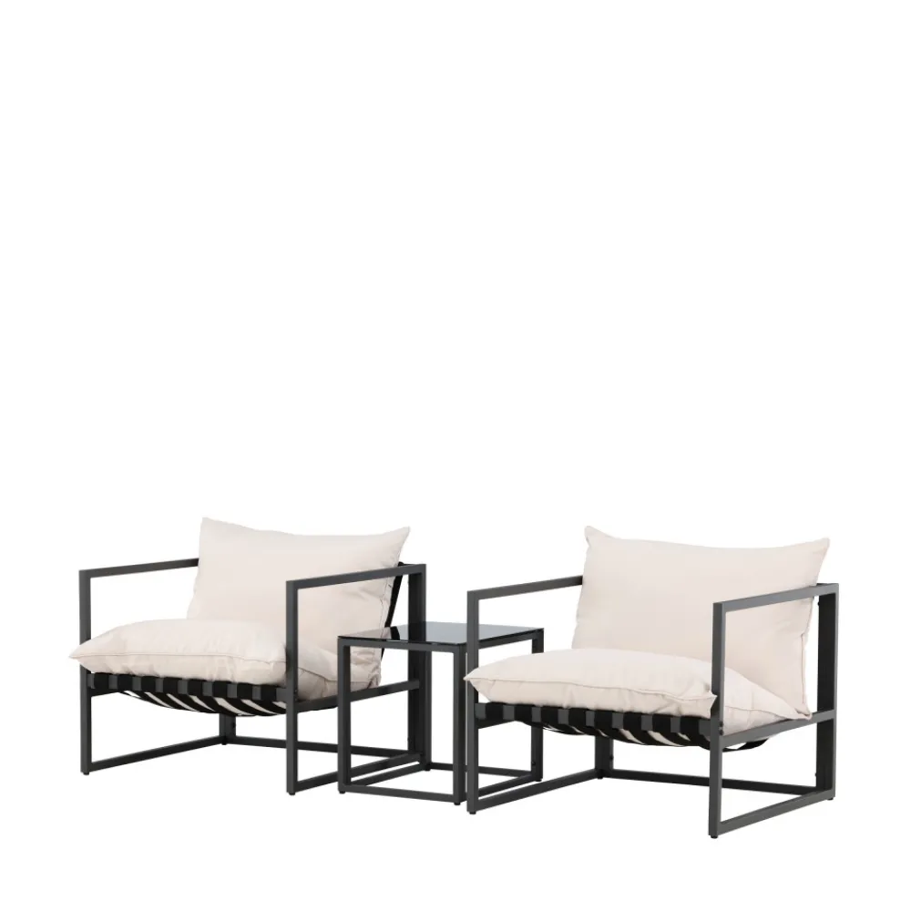 Venture Home MESSINA Salon de jardin 2 personnes en acier