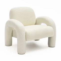 Drawer MIO Fauteuil en tissu bouclette
