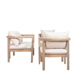 Drawer MIRANA Salon de jardin 4 personnes en bois d'acacia