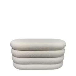 Drawer MIRO Banc coffre en tissu bouclette L85cm