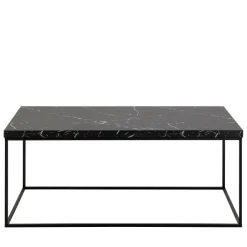 Drawer MIXO Table basse en effet marbre et métal 110x55cm