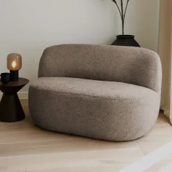 Drawer MO Banquette 2 places en tissu bouclette