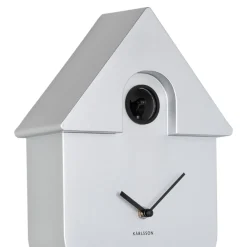 Karlsson MODERN CUCKOO Horloge à pendule finition métallisée