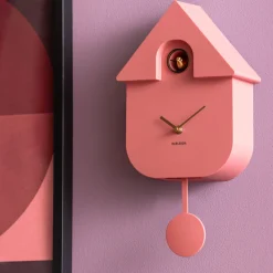 Karlsson MODERN CUCKOO ORO Horloge murale en métal avec coucou