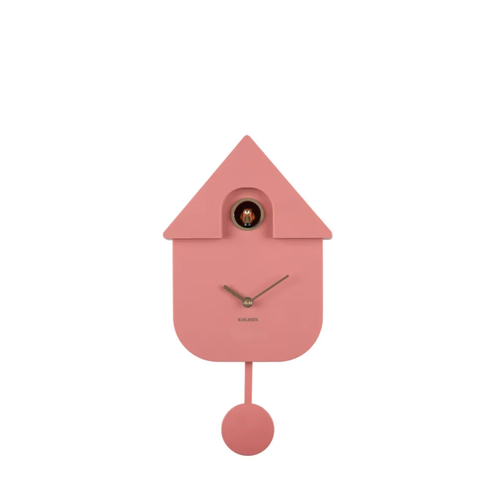 Karlsson MODERN CUCKOO ORO Horloge murale en métal avec coucou