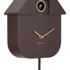 Karlsson MODERN CUCKOO ORO Horloge murale en métal avec coucou