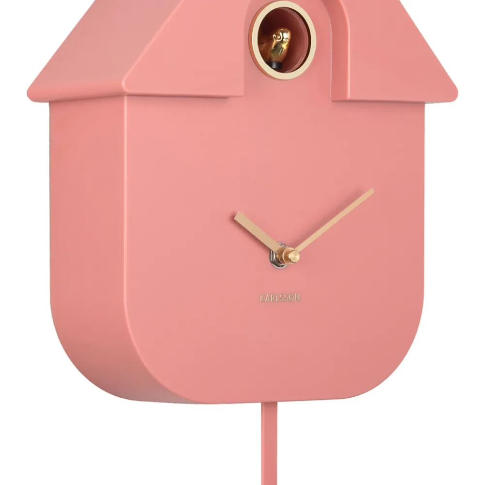 Karlsson MODERN CUCKOO ORO Horloge murale en métal avec coucou