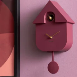 Karlsson MODERN CUCKOO ORO Horloge murale en métal avec coucou