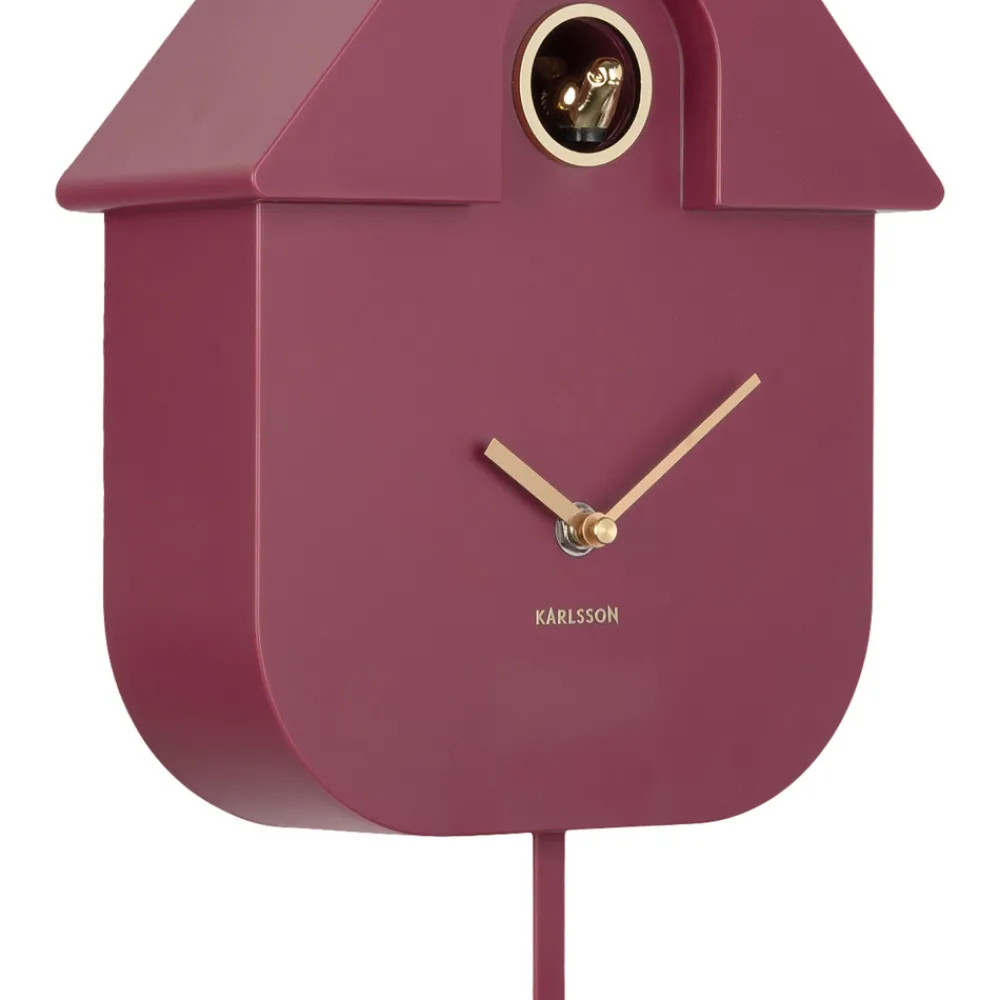 Karlsson MODERN CUCKOO ORO Horloge murale en métal avec coucou