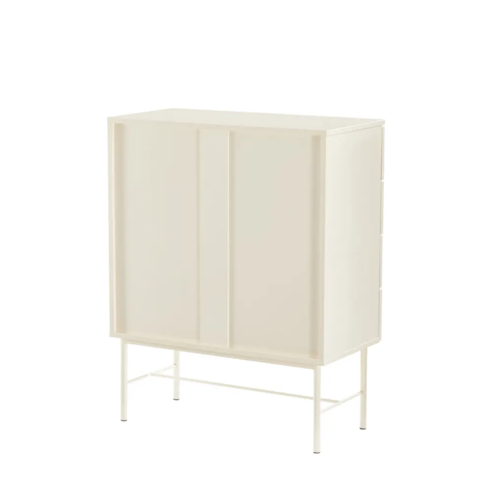 Drawer MOLLY Commode 4 tiroirs en bois et métal L79cm