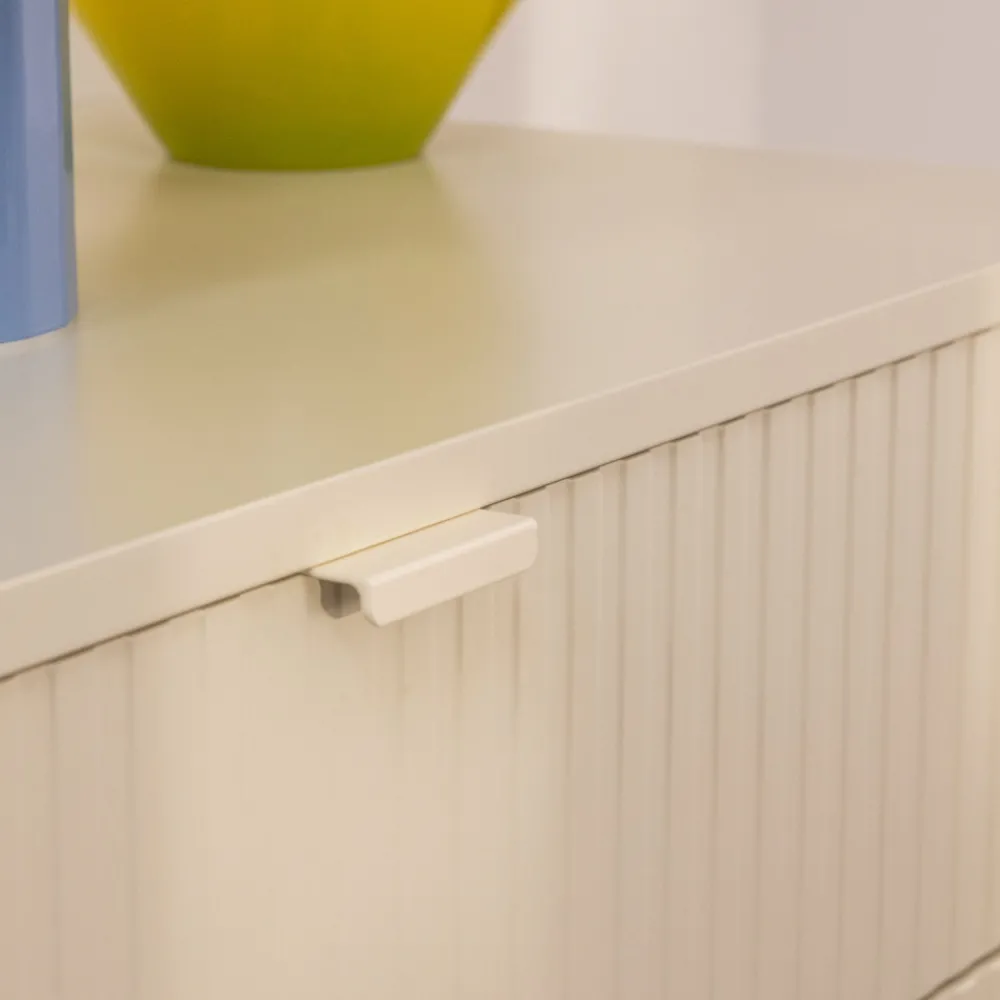 Drawer MOLLY Commode 4 tiroirs en bois et métal L79cm