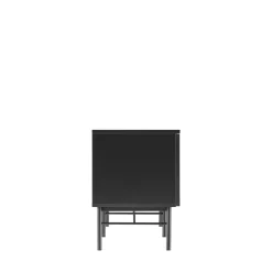 Drawer MOLLY Meuble tv 2 portes, 2 niches en bois et métal L150cm
