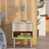 Drawer MOLLY Table de chevet 1 tiroir, 1 niche en bois et métal