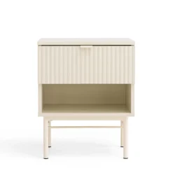 Drawer MOLLY Table de chevet 1 tiroir, 1 niche en bois et métal