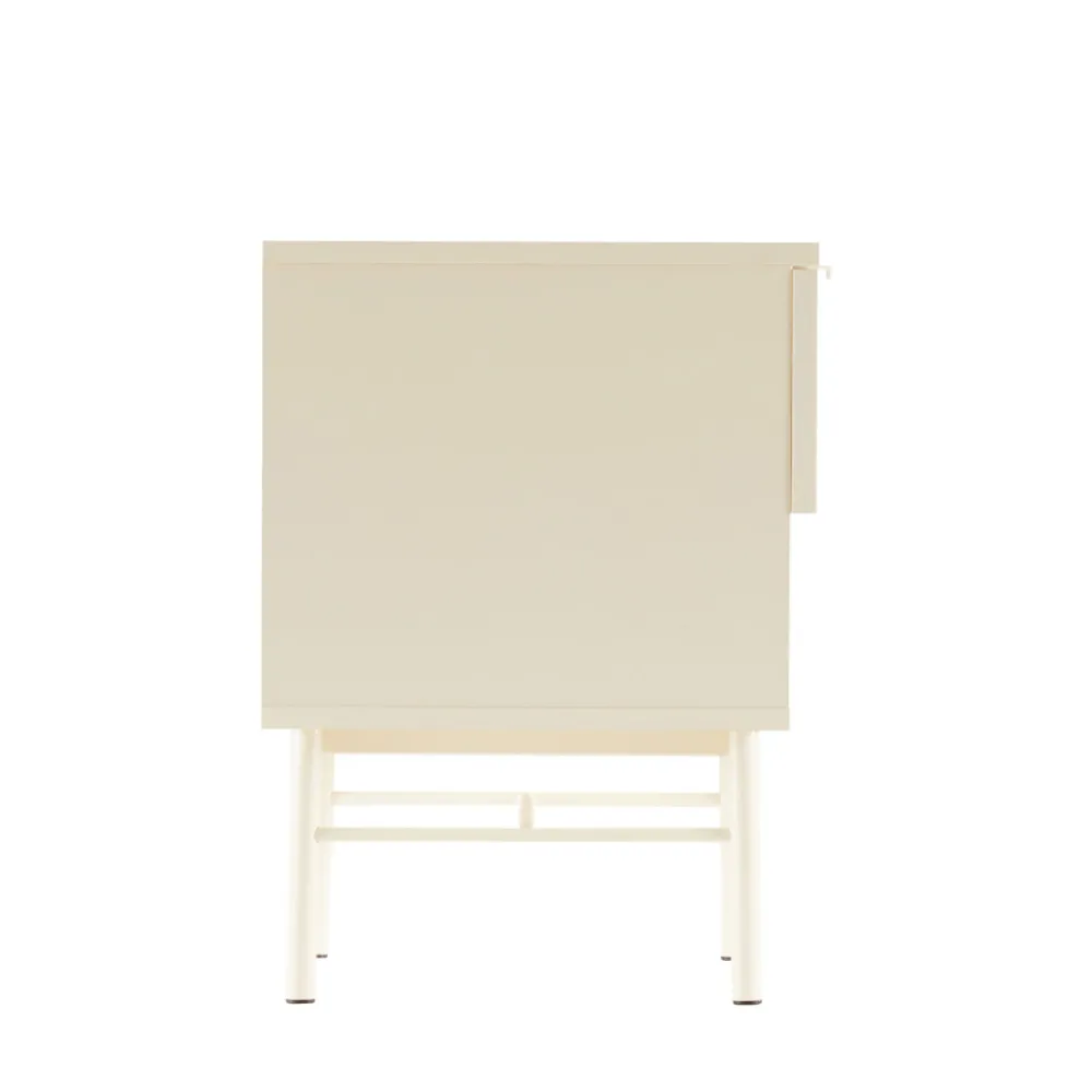 Drawer MOLLY Table de chevet 1 tiroir, 1 niche en bois et métal