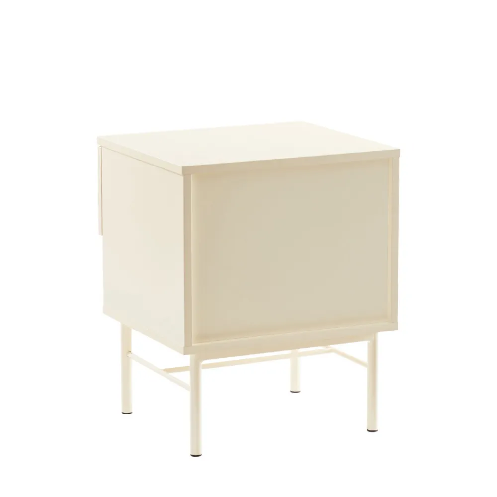 Drawer MOLLY Table de chevet 1 tiroir, 1 niche en bois et métal