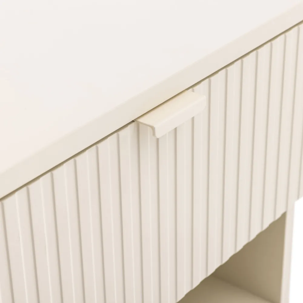 Drawer MOLLY Table de chevet 1 tiroir, 1 niche en bois et métal