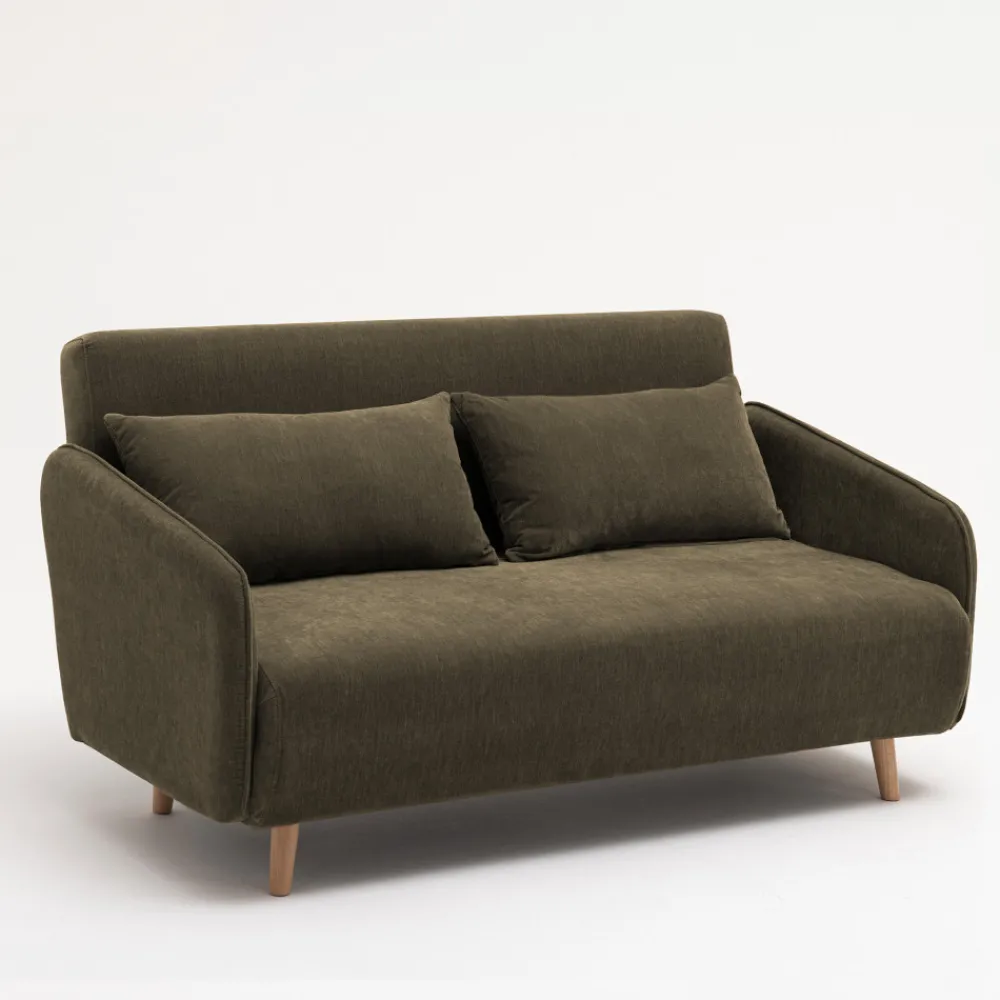 Drawer MONICA Canapé convertible 2 places en tissu chenille L140cm
