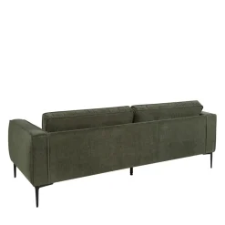 Drawer MONTEBELLO Canapé droit 3 places en tissu et pieds en métal
