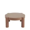 Drawer MOPI Table basse ronde en bois laqué ø85cm