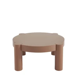 Drawer MOPI Table basse ronde en bois laqué ø85cm