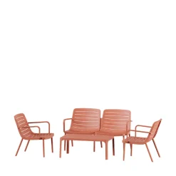 Drawer MORO Salon de jardin 4 places en résine