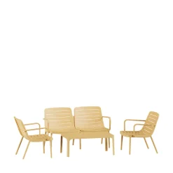 Drawer MORO Salon de jardin 4 places en résine
