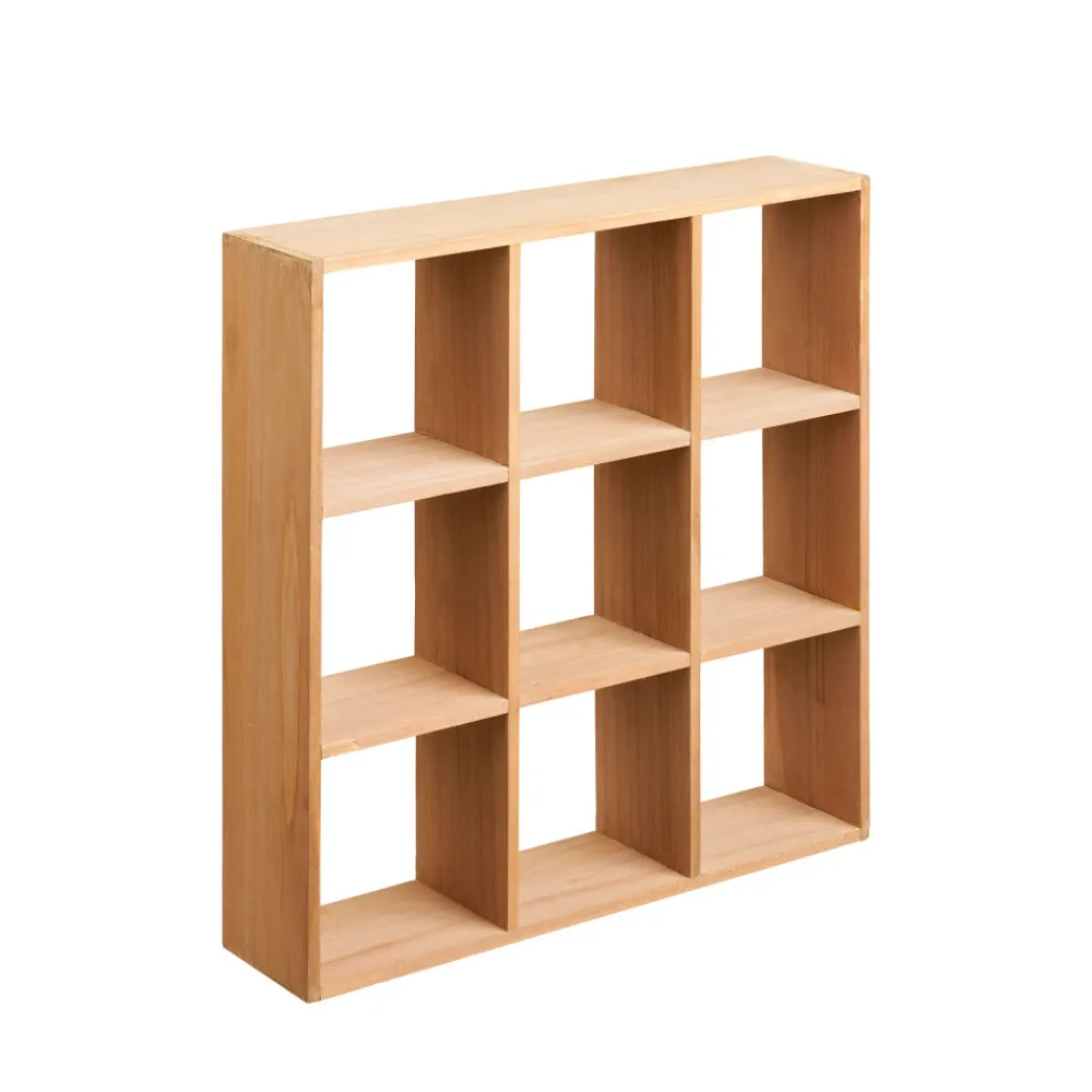 House Nordic MOSS Étagère murale carrée en bois 46x46cm