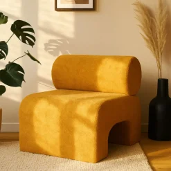 Drawer MOUR Fauteuil en tissu doux