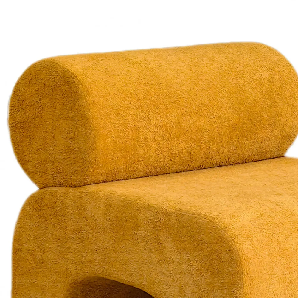 Drawer MOUR Fauteuil en tissu doux