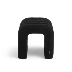 Drawer MUI Lot de 2 tabourets rembourrés en tissu bouclette