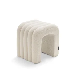 Drawer MUI Tabouret rembourré en tissu bouclette
