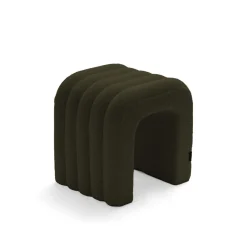 Drawer MUI Tabouret rembourré en tissu bouclette