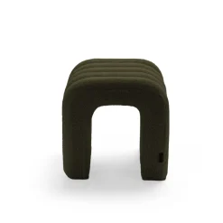 Drawer MUI Tabouret rembourré en tissu bouclette