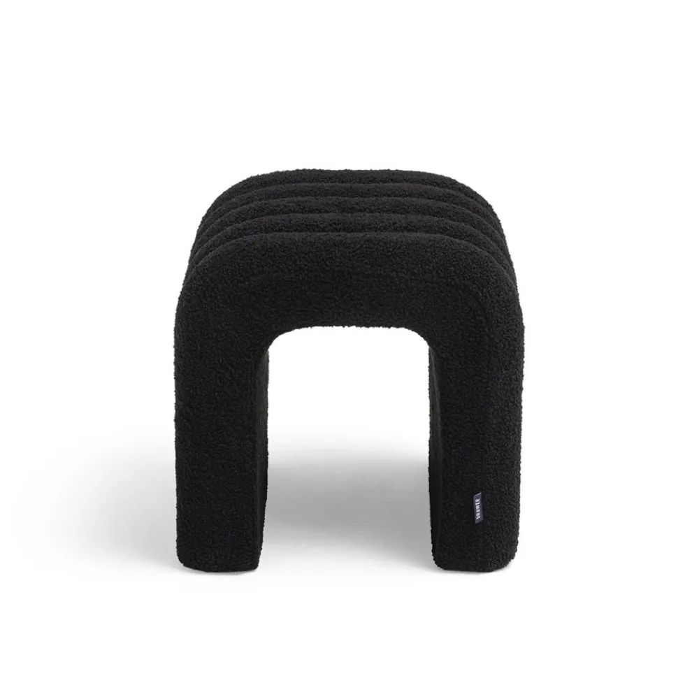 Drawer MUI Tabouret rembourré en tissu bouclette