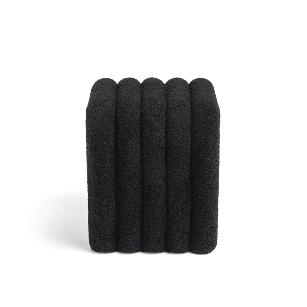 Drawer MUI Tabouret rembourré en tissu bouclette
