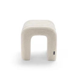 Drawer MUI Tabouret rembourré en tissu bouclette