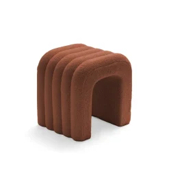 Drawer MUI Tabouret rembourré en tissu bouclette