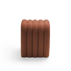 Drawer MUI Tabouret rembourré en tissu bouclette