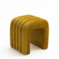 Drawer MUI Tabouret rembourré en tissu chenille