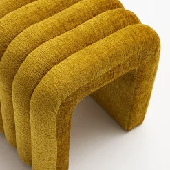 Drawer MUI Tabouret rembourré en tissu chenille
