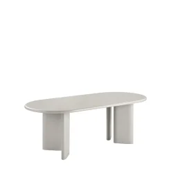 House Nordic NAGANO Table à manger 10 personnes ovale en bois