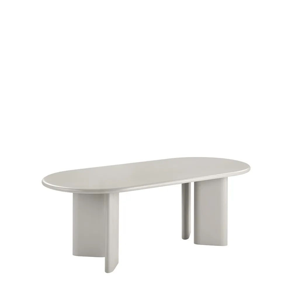 House Nordic NAGANO Table à manger 10 personnes ovale en bois