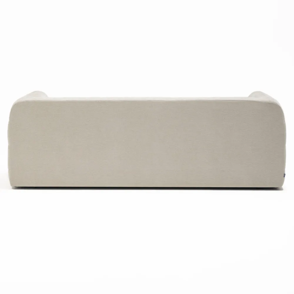 Drawer NAOS Canapé droit 3 places en tissu à effet capitonné