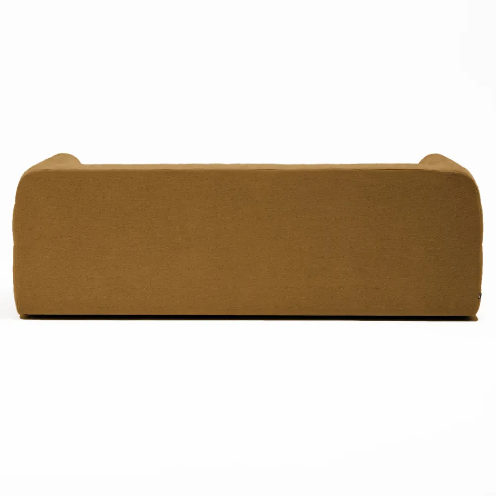 Drawer NAOS Canapé droit 3 places en tissu à effet capitonné